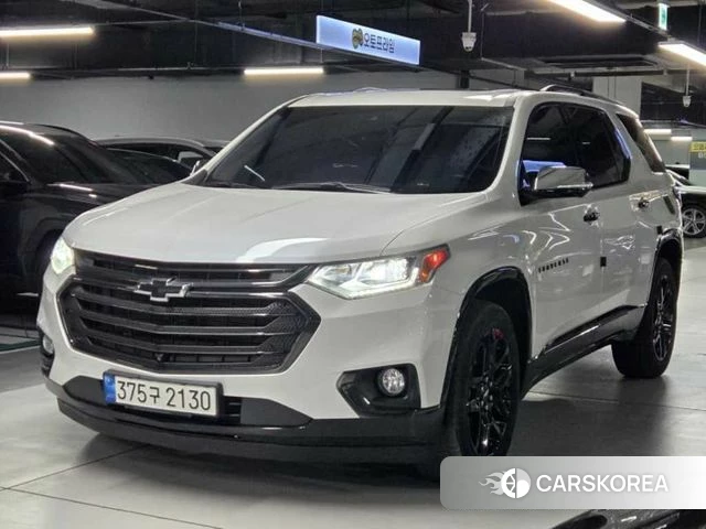 Chevrolet (GM Daewoo) Traverse 2021 Белый из Кореи