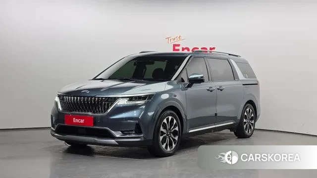 Kia Carnival 4th generation 2020 Небесно-голубой из Кореи