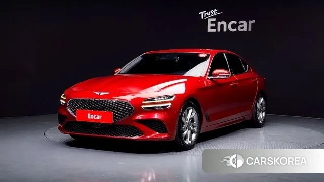 Genesis The New G70 2022 Красный из Кореи