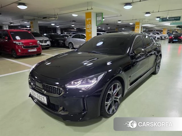 Kia Stinger 2018 Черный из Кореи