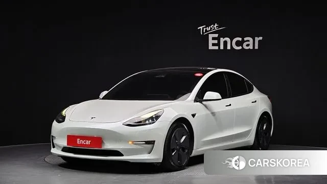 Tesla Model 3 2021 Белый из Кореи