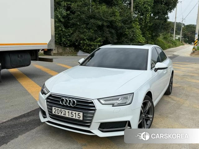 Audi A4 (B9) 2019 Белый из Кореи