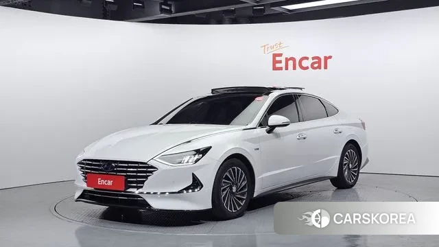 Hyundai Sonata Hybrid (DN8) 2019 Белый из Кореи