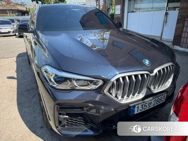 BMW X6 (G06) 2022 Черный из Кореи