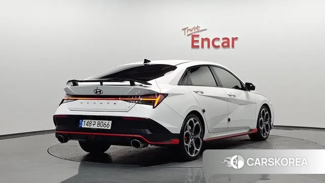 Hyundai The New Avante (CN7) 2024 Белый из Кореи