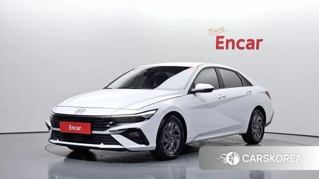 Hyundai The New Avante (CN7) 2023 Белый из Кореи