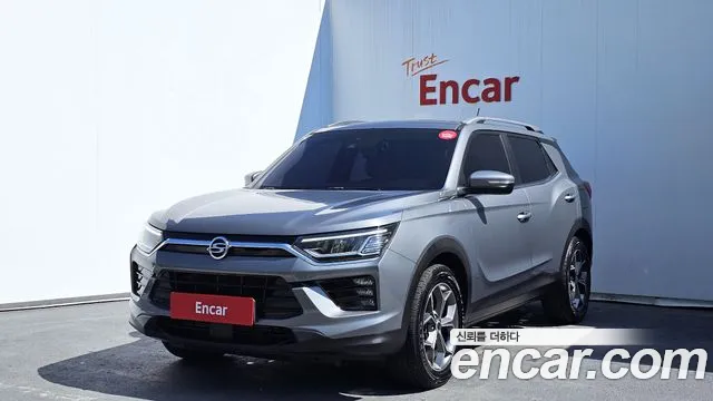 Ssangyong Beautiful Korando 2019 Серебристо-серый из Кореи