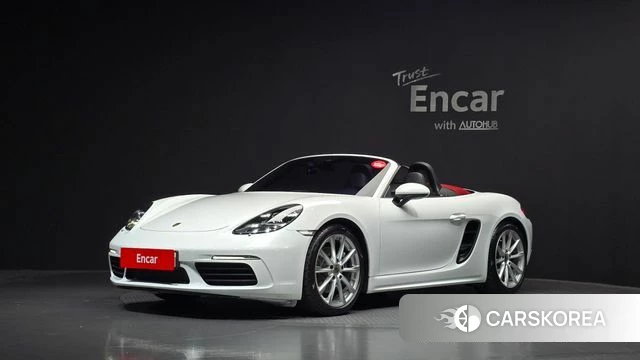 Porsche 718 Boxster 2018 Белый из Кореи