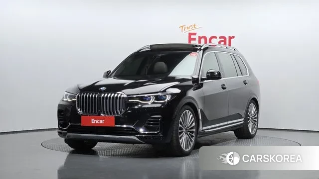 BMW X7 (G07) 2020 Черный из Кореи