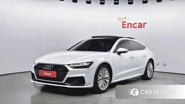 Audi A7 (4K) 2021 Белый из Кореи