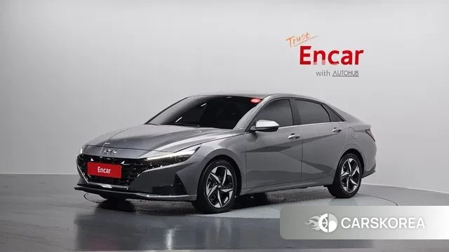 Hyundai Avante (CN7) 2022 Серебристо-серый из Кореи