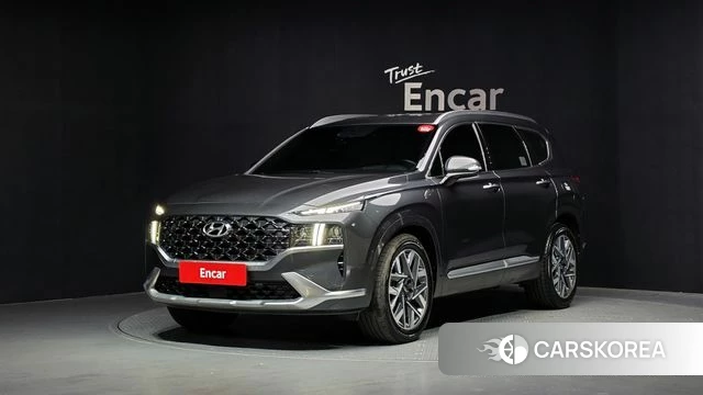 Hyundai The New Santa Fe 2020 Темно-зеленый из Кореи