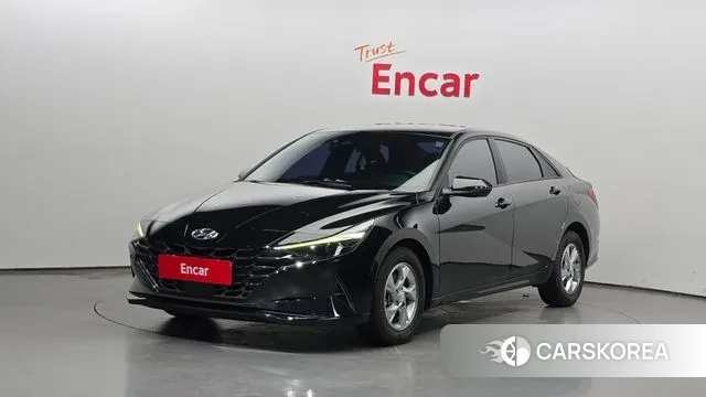 Hyundai Avante (CN7) 2021 Черный из Кореи