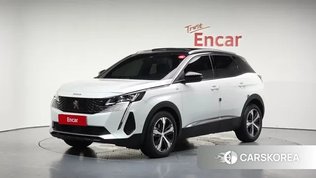 Peugeot 3008 second generation 2021 Белый из Кореи