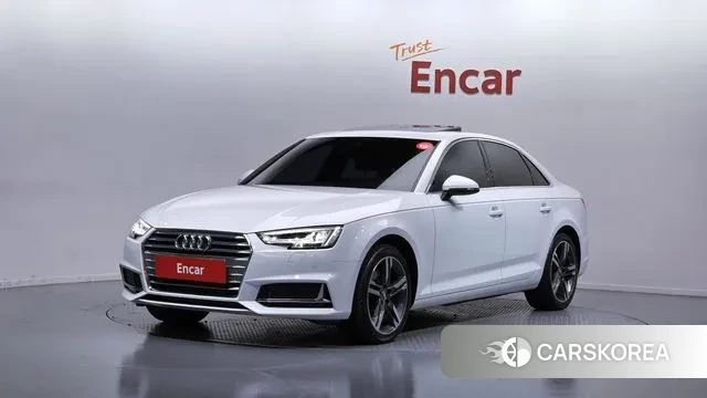Audi A4 (B9) 2019 Белый из Кореи