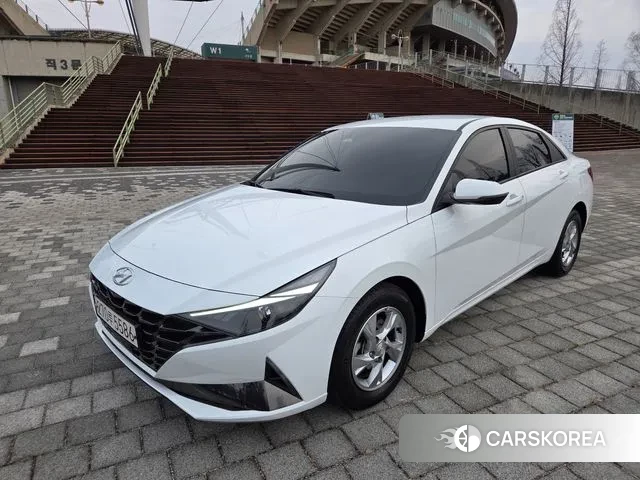 Hyundai Avante (CN7) 2020 Белый из Кореи