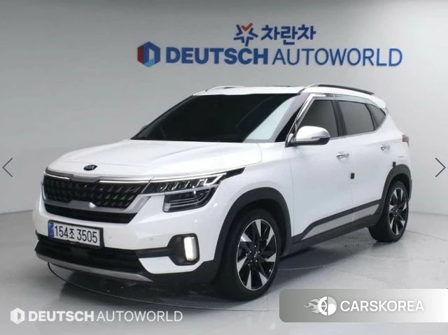 Kia Seltos 2021 Белый из Кореи