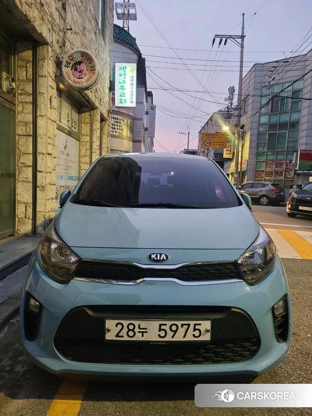 Kia All New Morning (JA) 2019 Небесно-голубой из Кореи