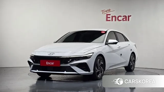 Hyundai The New Avante (CN7) 2023 Белый из Кореи