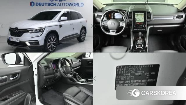 Renault Korea (Samsung) The New QM6 2021 Белый из Кореи