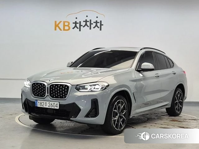 BMW X4 (G02) 2022 Серый из Кореи