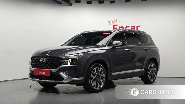 Hyundai The New Santa Fe 2021 Серый из Кореи