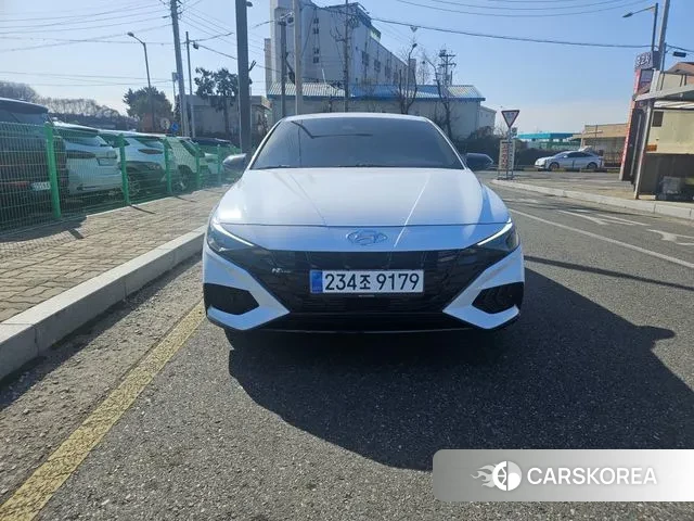 Hyundai Avante (CN7) 2021 Белый из Кореи