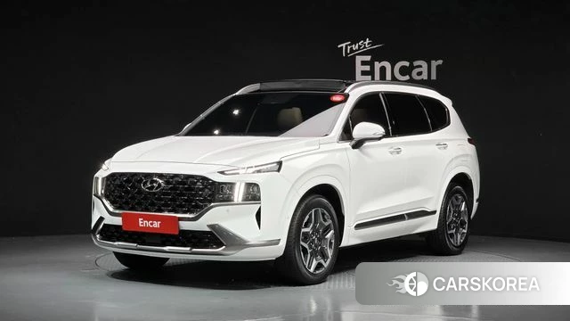 Hyundai The New Santa Fe 2023 Белый из Кореи