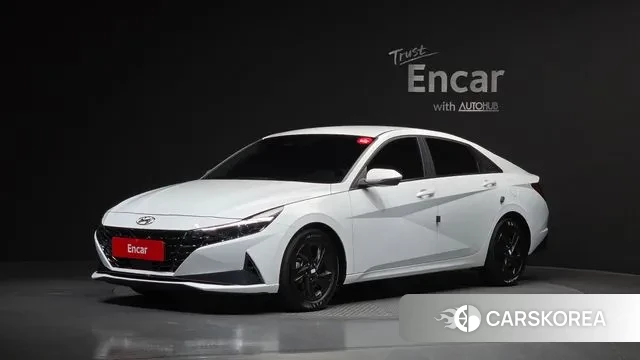 Hyundai Avante (CN7) 2022 Белый из Кореи