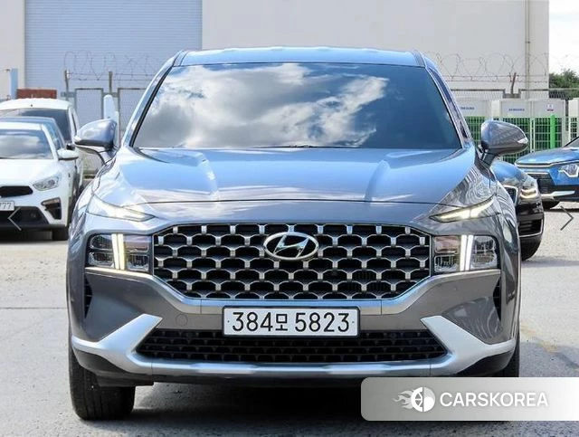 Hyundai The New Santa Fe 2022 Серый из Кореи