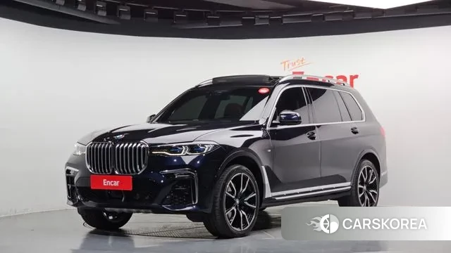 BMW X7 (G07) 2021 Синий из Кореи