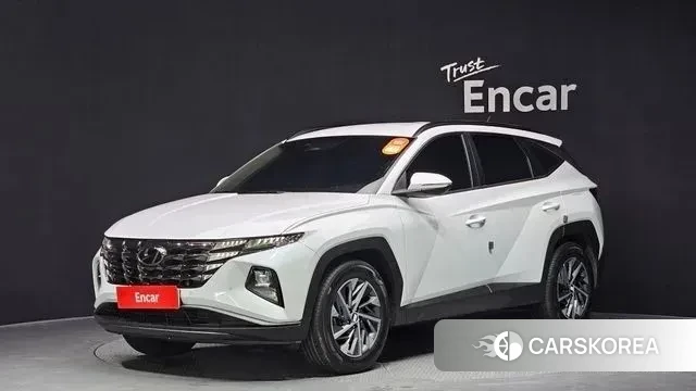 Hyundai Tucson (NX4) 2021 Белый из Кореи