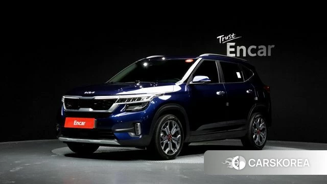 Kia Seltos 2021 Синий из Кореи