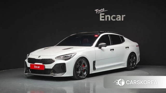 Kia Stinger Meister 2021 Белый из Кореи