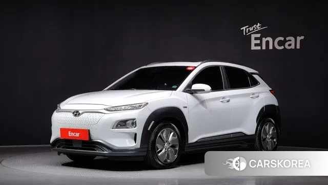 Hyundai Kona Electric 2019 Белый из Кореи