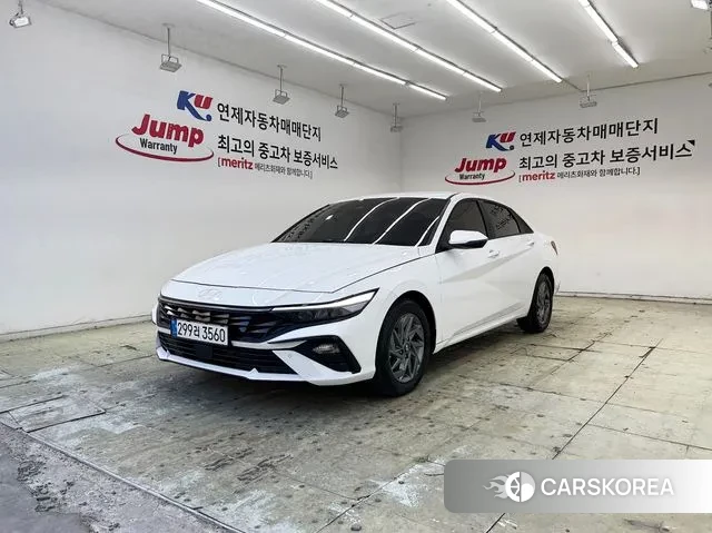 Hyundai The New Avante (CN7) 2024 Белый из Кореи
