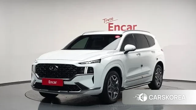 Hyundai The New Santa Fe 2022 Белый из Кореи