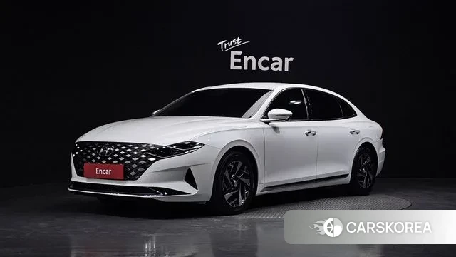 Hyundai The New Grandeur IG Hybrid 2021 Белый из Кореи