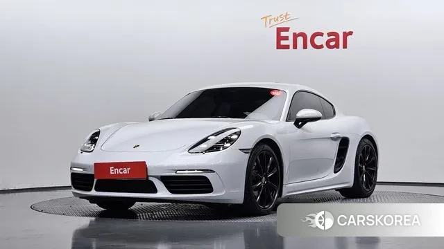 Porsche 718 Cayman 2019 Белый из Кореи