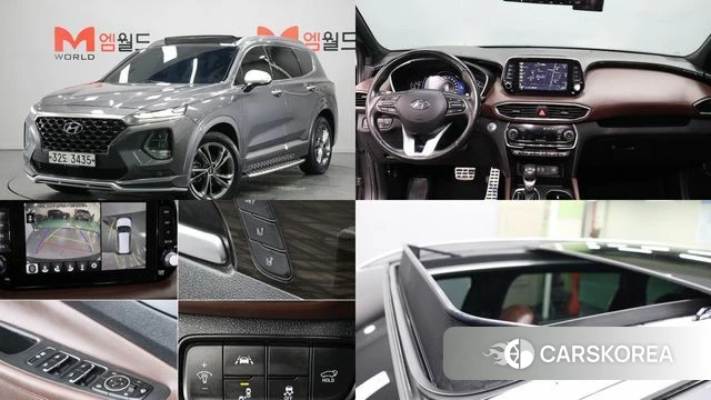 Hyundai Santa Fe TM 2018 Серый из Кореи