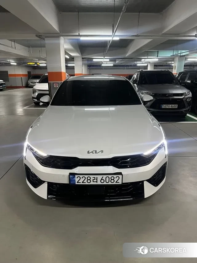 Kia The New K5 3rd generation 2024 Белый из Кореи