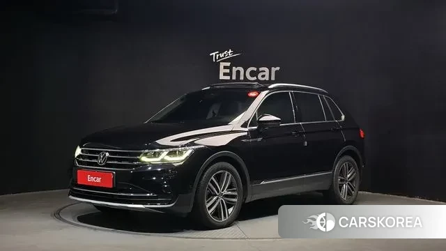 Volkswagen Tiguan second Generation 2023 Черный из Кореи