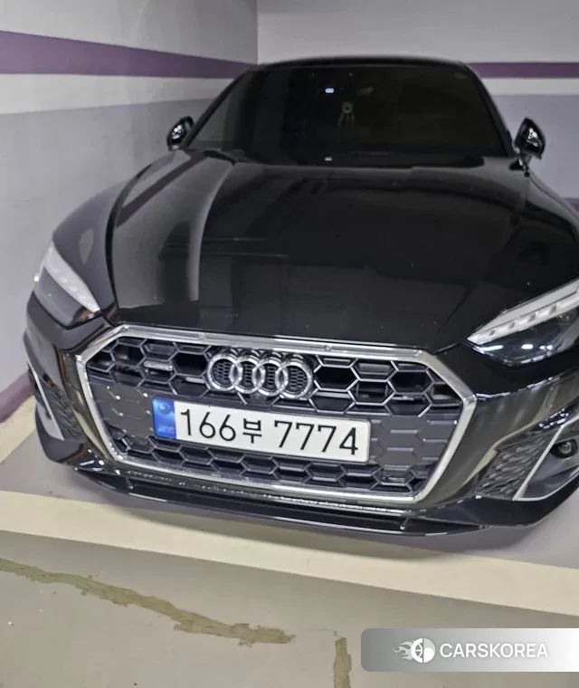 Audi A5 (F5) 2023 Черный из Кореи