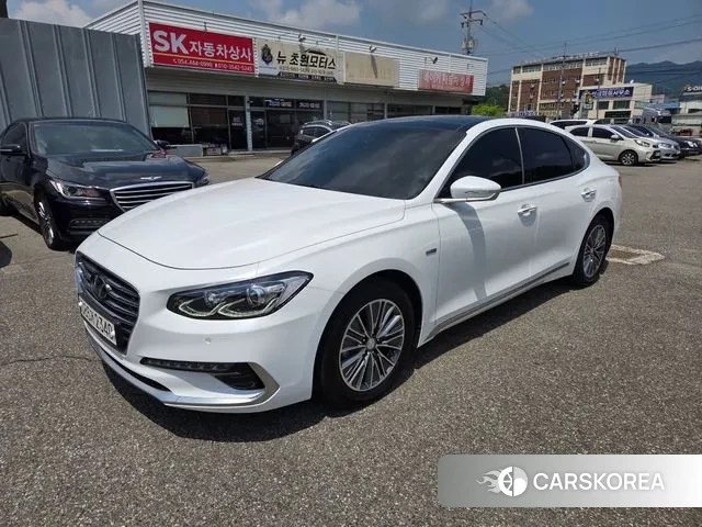 Hyundai Grandeur IG Hybrid 2019 Белый из Кореи
