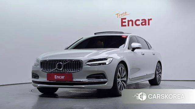Volvo S90 2021 Серебряный из Кореи