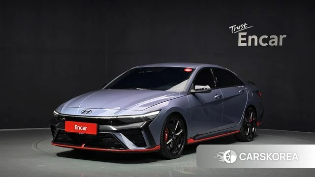 Hyundai The New Avante (CN7) 2024 Небесно-голубой из Кореи
