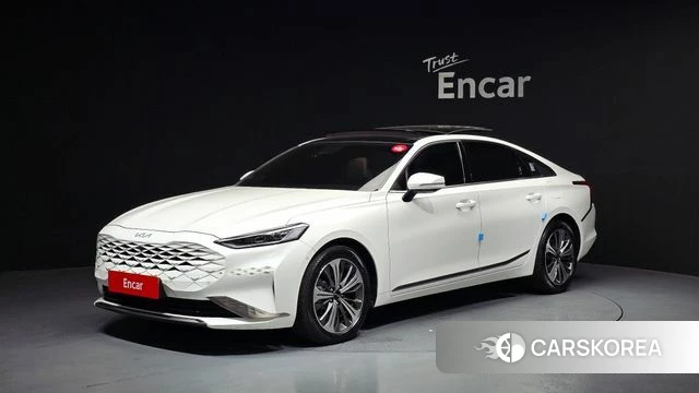 Kia K8 Hybrid 2022 Белый из Кореи