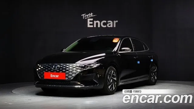 Hyundai The New Grandeur IG Hybrid 2021 Черный из Кореи