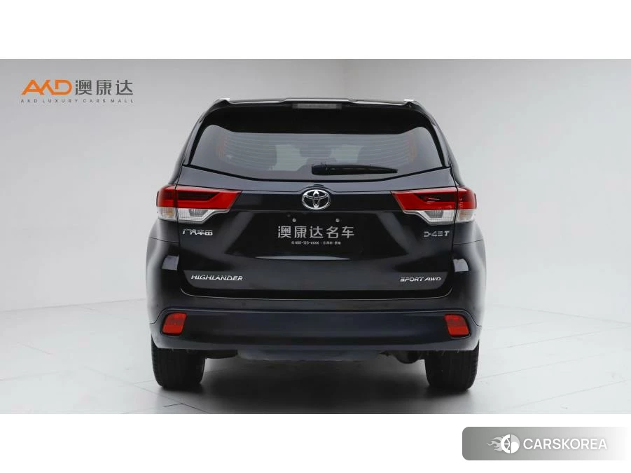 Toyota Highlander 2021 Черный из Китая