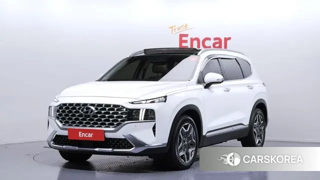 Hyundai The New Santa Fe 2021 Белый из Кореи